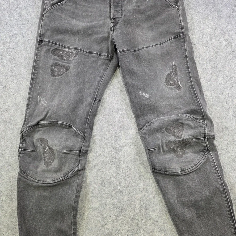 G-Star RAW Jeans Mens‎ 32x32 Gray 5620 Slim Tapered Restored Biker Denim